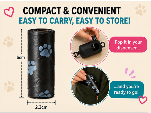 🐾 Paw Carnival™ CleanPaws Waste Bag Refills