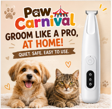 Paw Carnival - Professional Pet Grooming Clipper