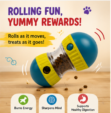 🐾 Paw Carnival™ Interactive Treat Dispensing Toy