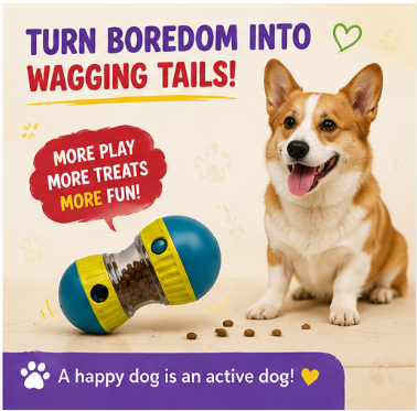 🐾 Paw Carnival™ Interactive Treat Dispensing Toy