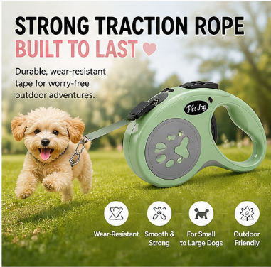 🐾 Paw Carnival™ Automatic Retractable Dog Leash