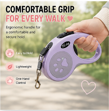 🐾 Paw Carnival™ Automatic Retractable Dog Leash