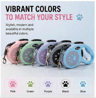 🐾 Paw Carnival™ Automatic Retractable Dog Leash