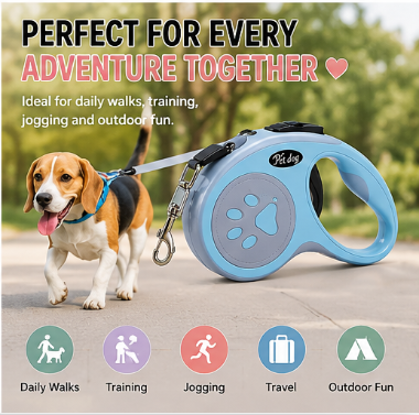 🐾 Paw Carnival™ Automatic Retractable Dog Leash