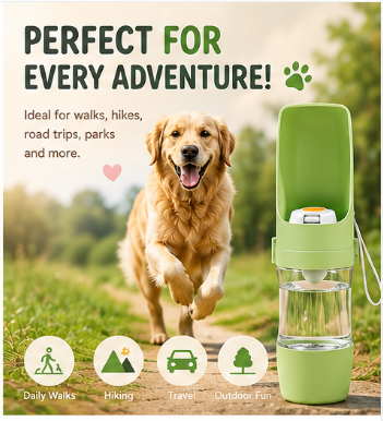💧 Paw Carnival™ Portable Pet Water Bottle
