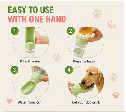 💧 Paw Carnival™ Portable Pet Water Bottle