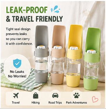 💧 Paw Carnival™ Portable Pet Water Bottle
