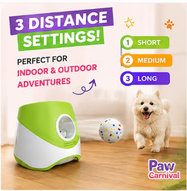 🐾 Paw Carnival™ Fetch Frenzy Ball Launcher