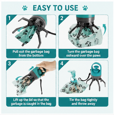 🐾 Paw Carnival™ CleanPaws Portable Poop Scooper