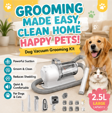 🐾 Paw Carnival™ FurFresh Grooming Vacuum Pro
