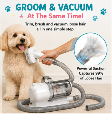 🐾 Paw Carnival™ FurFresh Grooming Vacuum Pro