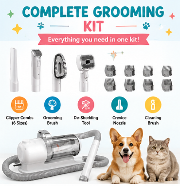 🐾 Paw Carnival™ FurFresh Grooming Vacuum Pro