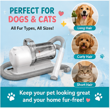 🐾 Paw Carnival™ FurFresh Grooming Vacuum Pro