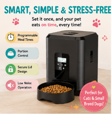 🐾 Paw Carnival™ SmartFeast Automatic Pet Feeder
