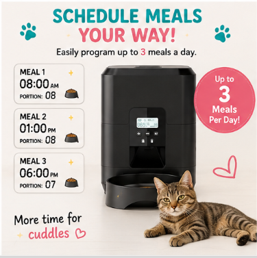 🐾 Paw Carnival™ SmartFeast Automatic Pet Feeder