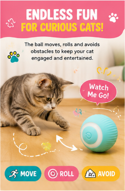 🐾 Paw Carnival™ Happy Chase Rolling Ball