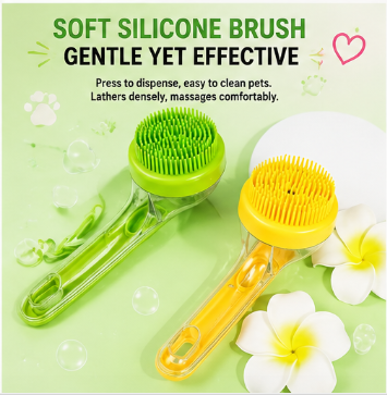 🛁 🐾 Paw Carnival™ BubbleBrush Pet Spa Massager