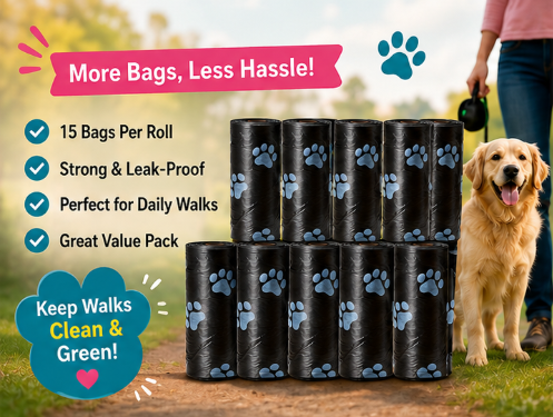 🐾 Paw Carnival™ CleanPaws Waste Bag Refills