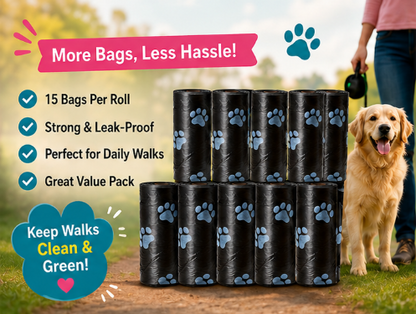 🐾 Paw Carnival™ CleanPaws Waste Bag Refills