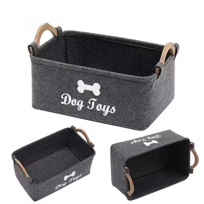 🧺 Paw Carnival™ Tidy Tails Toy Storage Basket